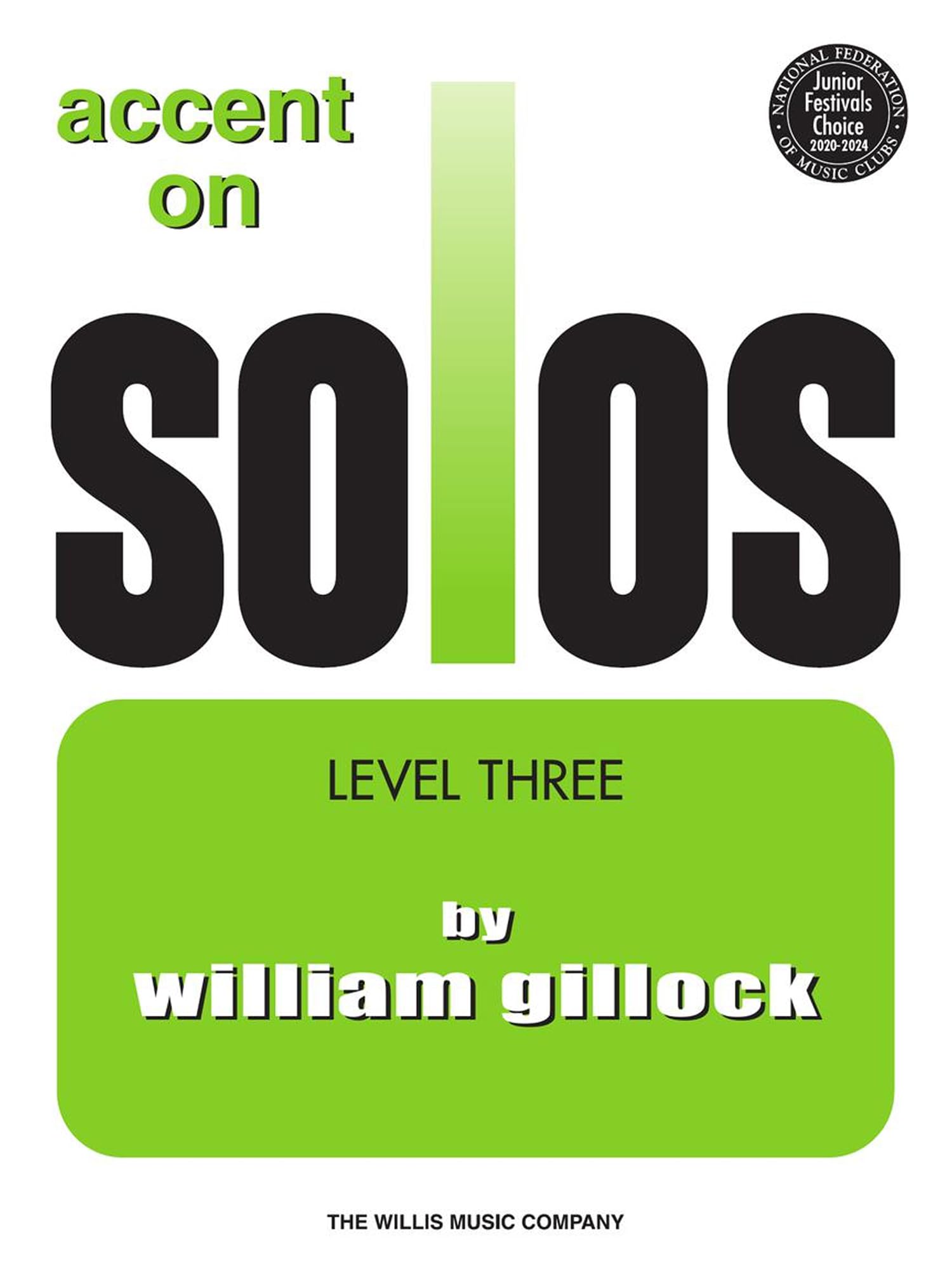 Accent on Solos Book 3. Piano Solo. (Accent on Solos - Later Elementary)