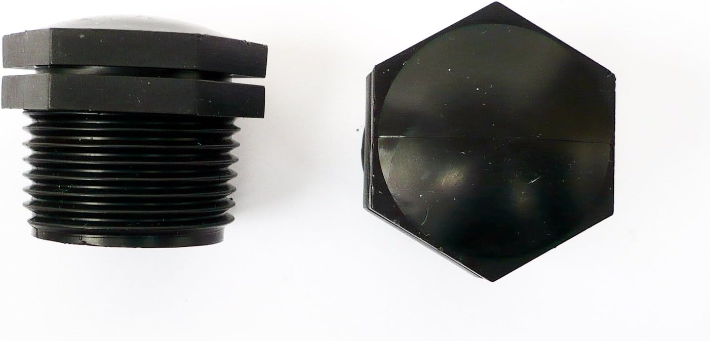 Farm & Field Hardware Blanking Plugs. BSP Fine Thread. 1". Pack of 2