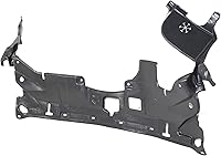 Vista 9 de Evan Fischer Kit de protección contra salpicaduras de motor compatible con Honda Accord 2003-2007, Sedán, excepto híbrido, vehículo construido