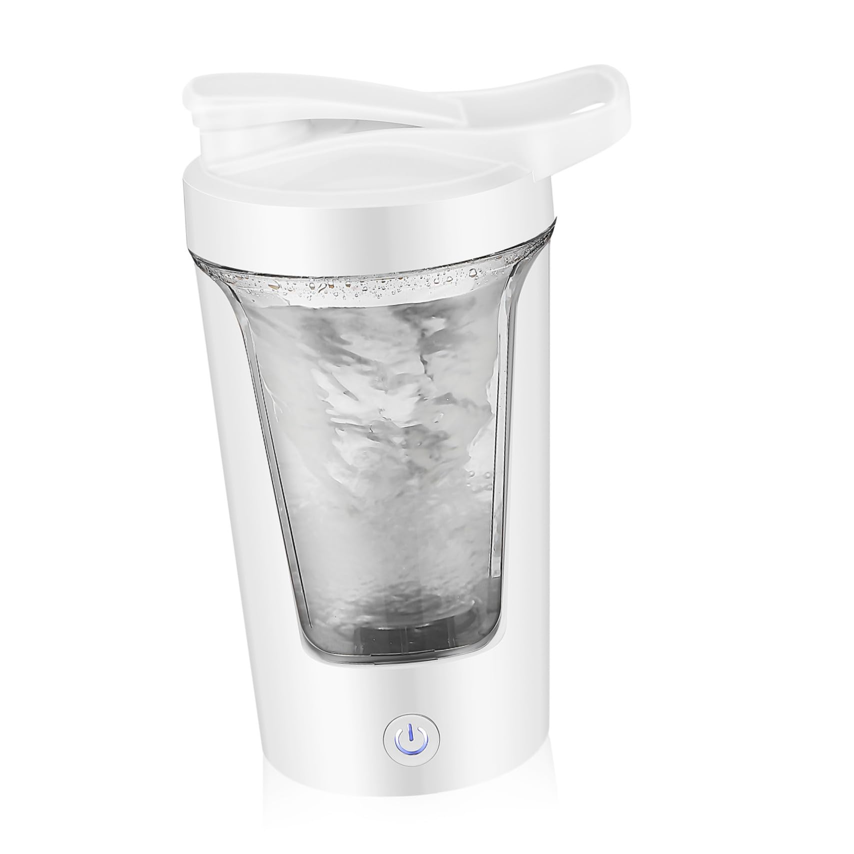 Hohopeti Bottiglia Shaker Elettrica Ricaricabile in PP e Abs Tazza Miscelatrice Automatica per Proteine e Caffè Portatile e Facile da Pulire Agitatore Efficiente per Bevande Cremose