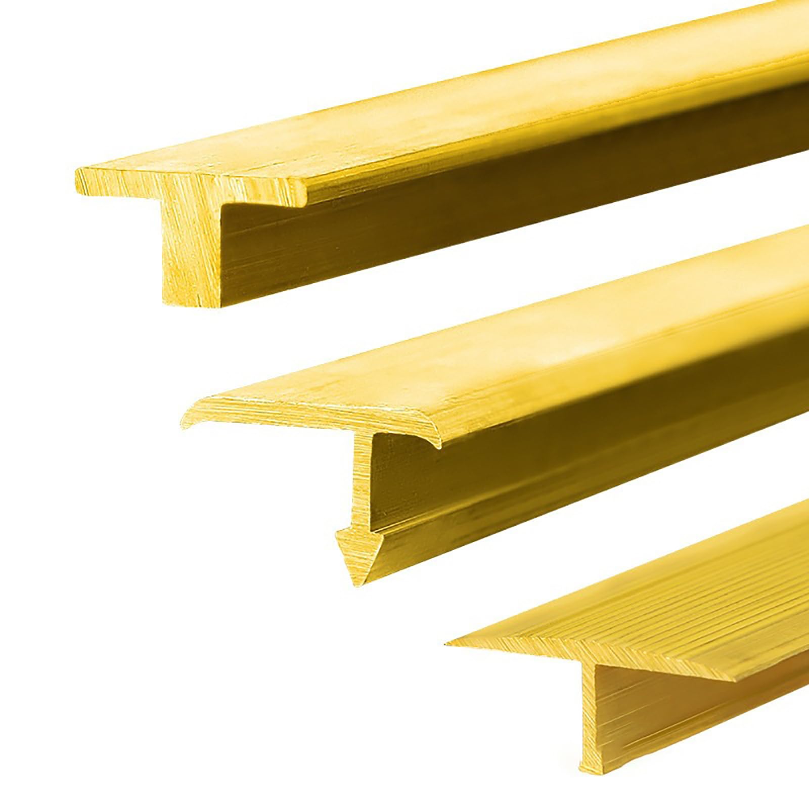 Profilé de seuil en Laiton, moulure en T, Barre de Transition pour Bords de Sol, escaliers et Murs ; Cache-Joint Durable pour Les Transitions Bois-carrelage (W29xH11mm(1.14x0.43in))