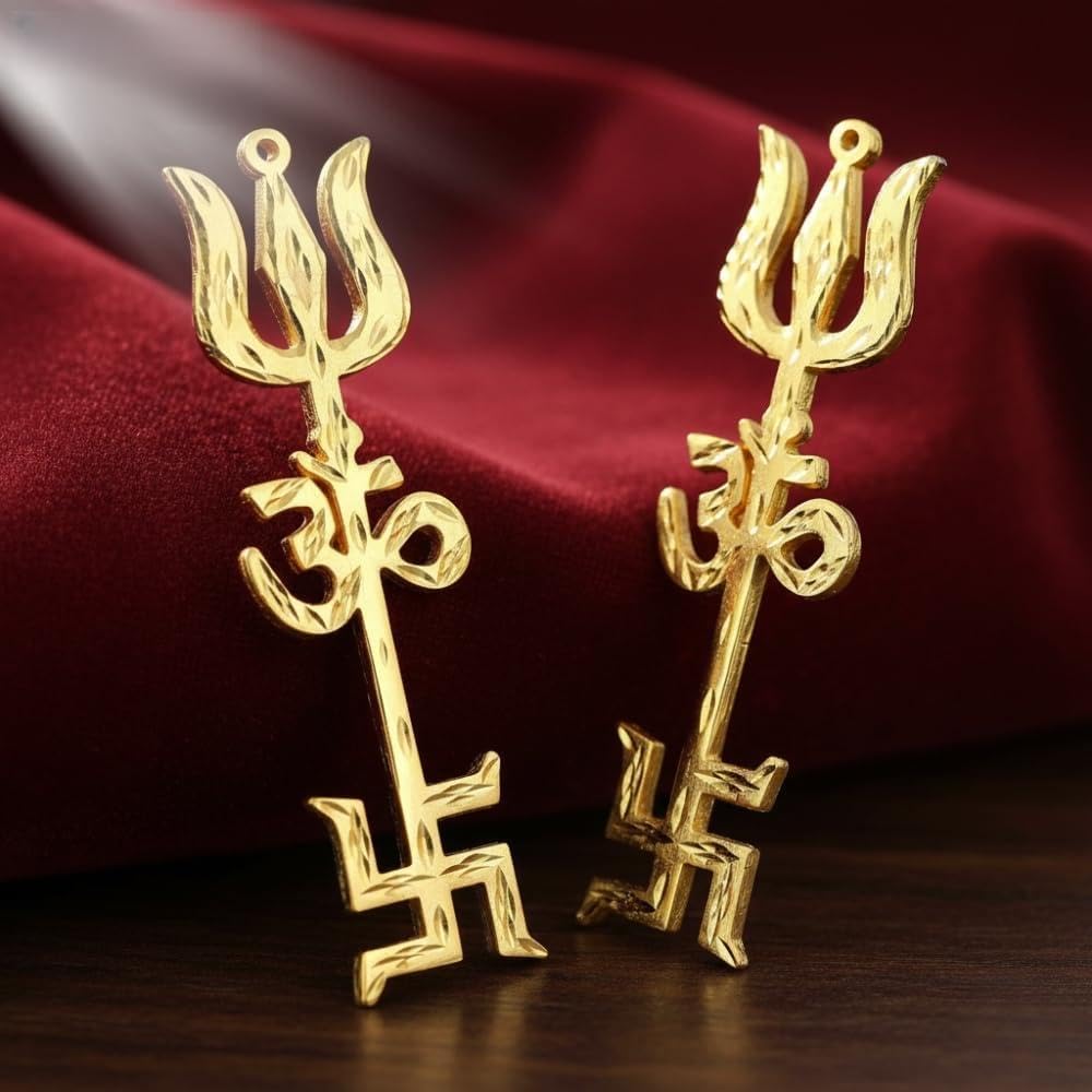 Trishul om y esvástica de la marca HOME GENIE para protección vastu