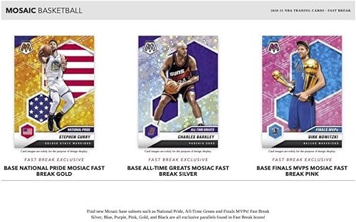 Miniatura 4 de 2020-21 Panini Mosaic Fast Break Basketball Hobby Box - 18 Packs