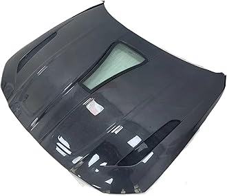 Transparent Style G80 M3 G82 G83 M4 Carbon Fiber Hood Bonnet Fit Compatible For BMW G80 M3 G82 G83 M4 Hood 2021-2023(Single-sided carbon)