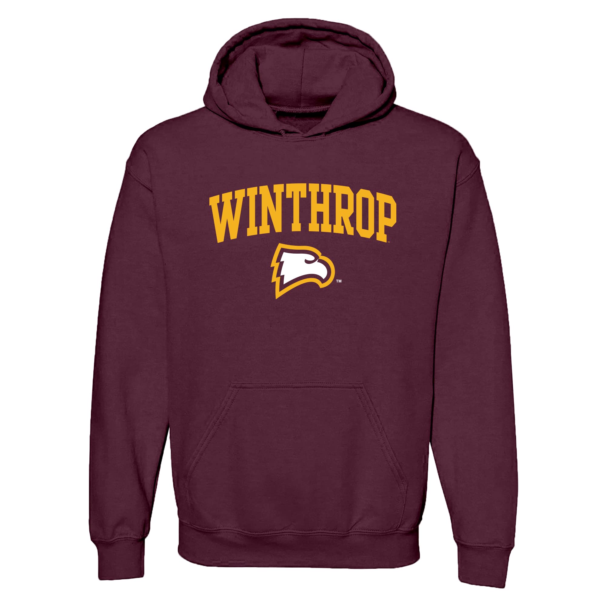 NCAA Officially Licensed College - University Team Color Arch Logo Hoodie - Red - Medium โ image 1