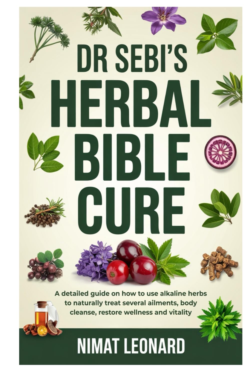 Dr Sebi’s Herbal Bible Cure: A detailed guide on how to use alkaline herbs to naturally treat several ailments, body cleanse, restore wellness and vitality
