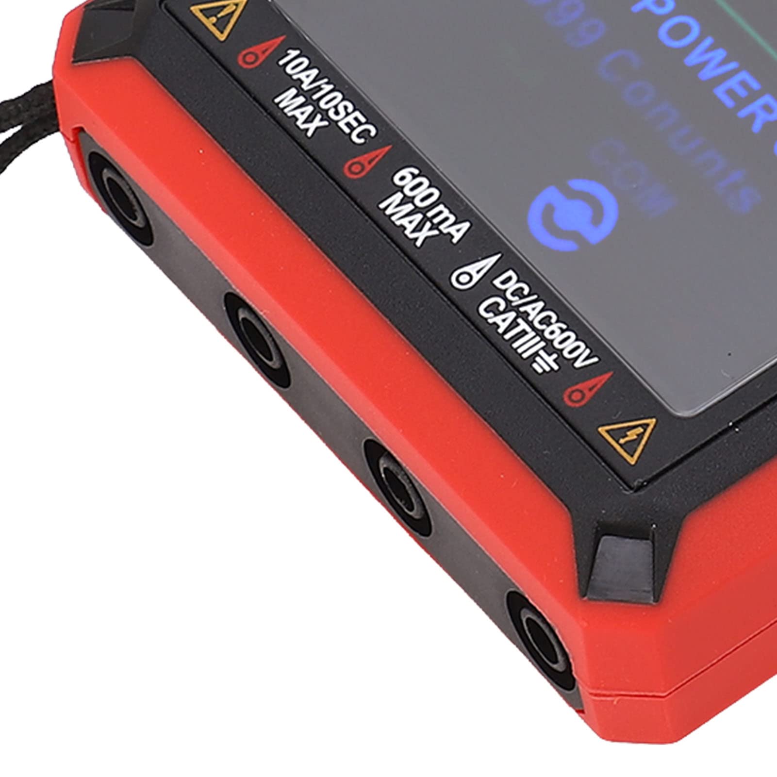 Cocoarm Multimètre Numérique, Multimètre Tactile Intelligent ABS, Style Rechargeable, Grand écran LCD, Test de Fil Sous Tension NCV, 9 V 1832 F pour les Techniciens de Contrôle électrique à Domicile
