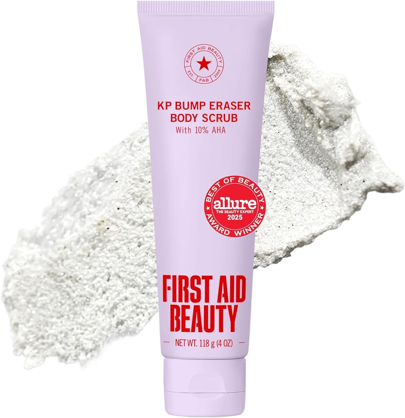 KP Bump Eraser Body Scrub Exfoliant for Keratosis Pilaris with 10% AHA 4 oz.