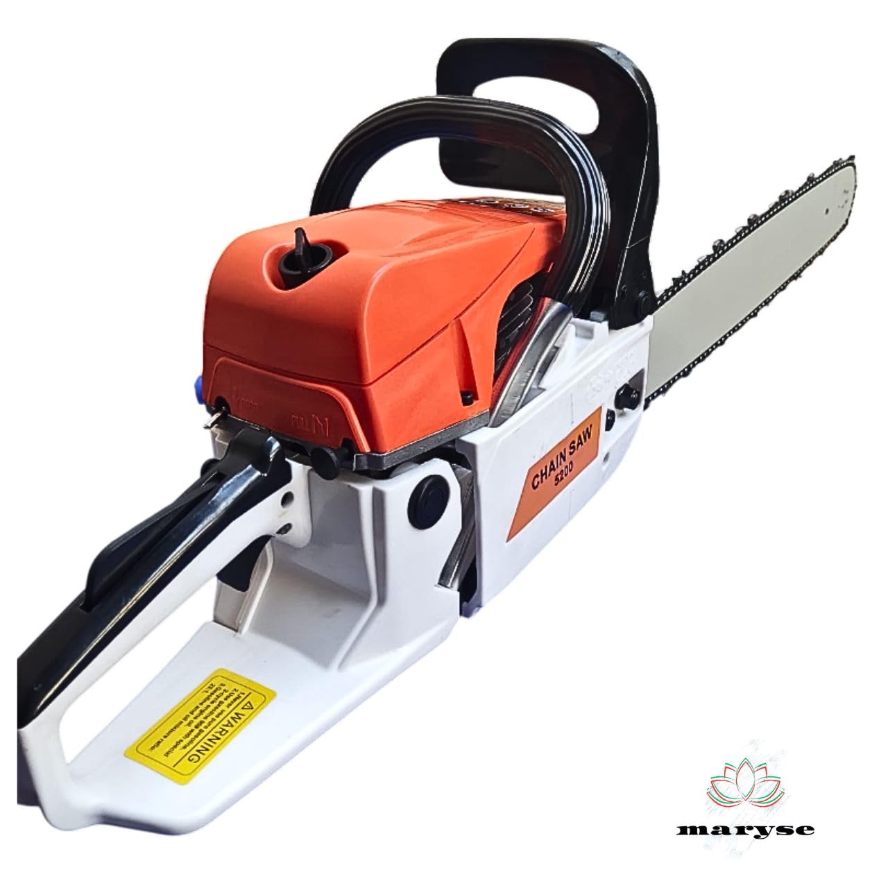 Motosega a Scoppio Lama 50 cm,Motore 2 tempi 52 cc, Potente, Affidabile, Taglio Preciso, Ideale per Taglio Legna, Potatura e Abbattimento