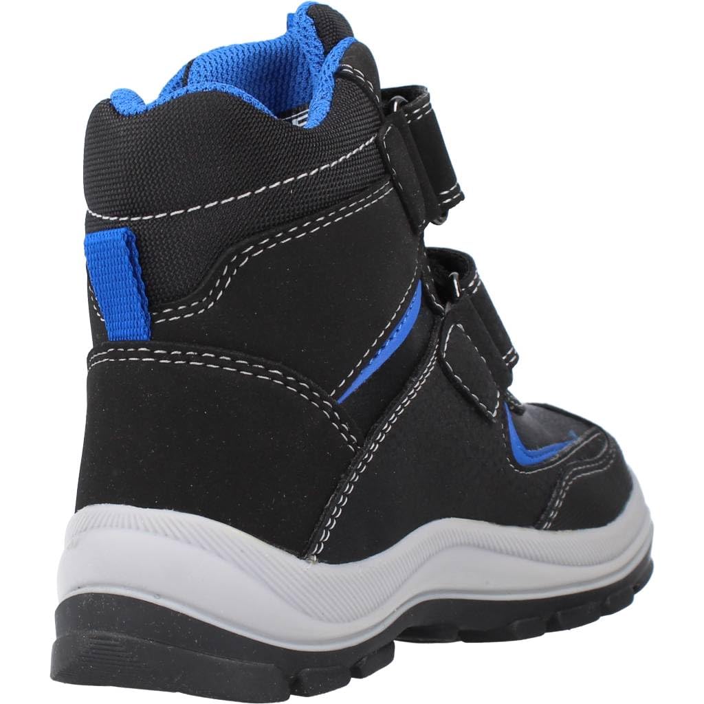 Geox Buty chłopięce FLANFIL Boy WPF, małe dziecięce buty zimowe, wodoszczelne, czarny - Schwarz Black Royal - 21 EU