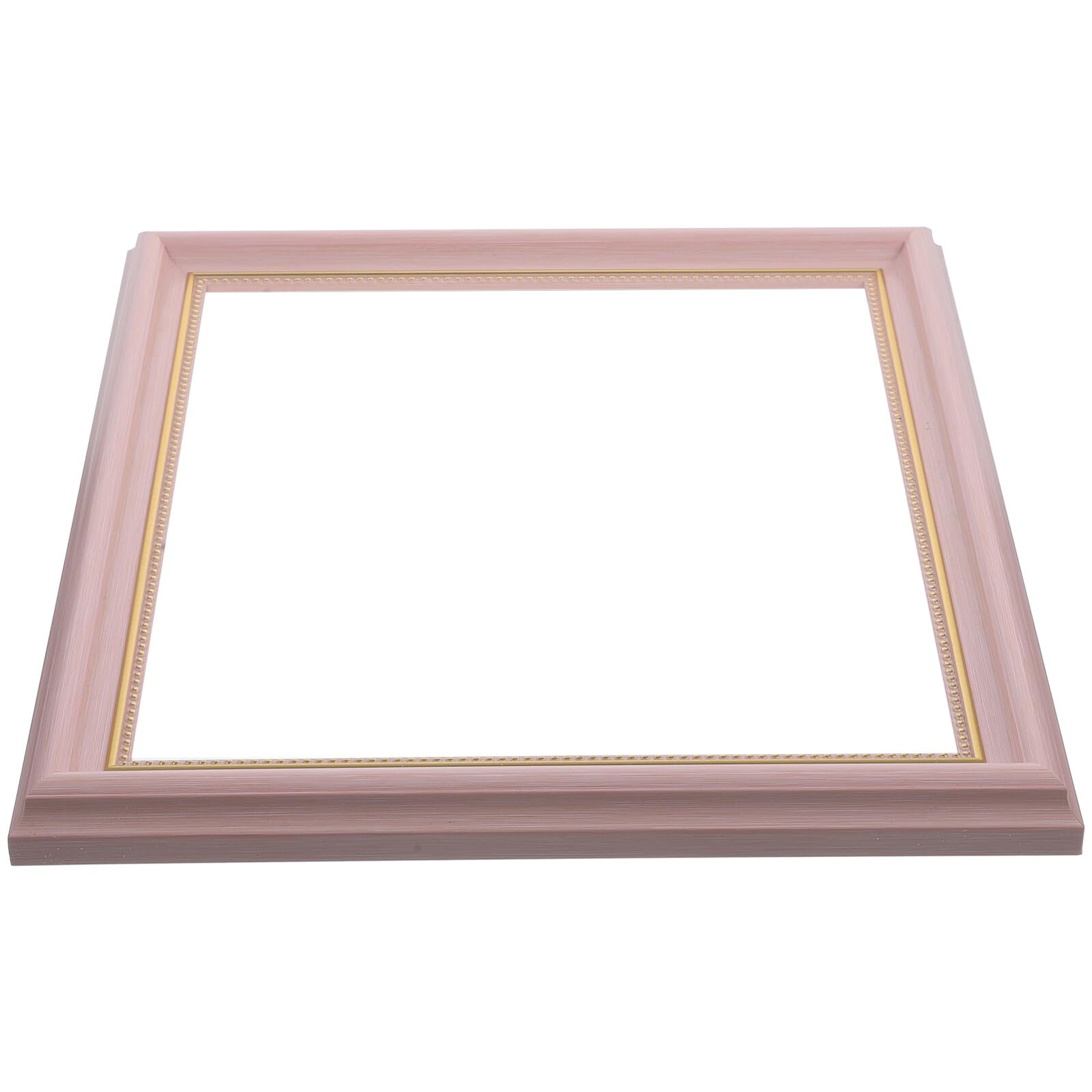 Cadre D'album Disque en Bois pour Peinture à L'huile, Bord Poli et Lisse, Assemblage Facile, Design Simple Naturel pour Décoration Murale D'garçon et Filles DIY
