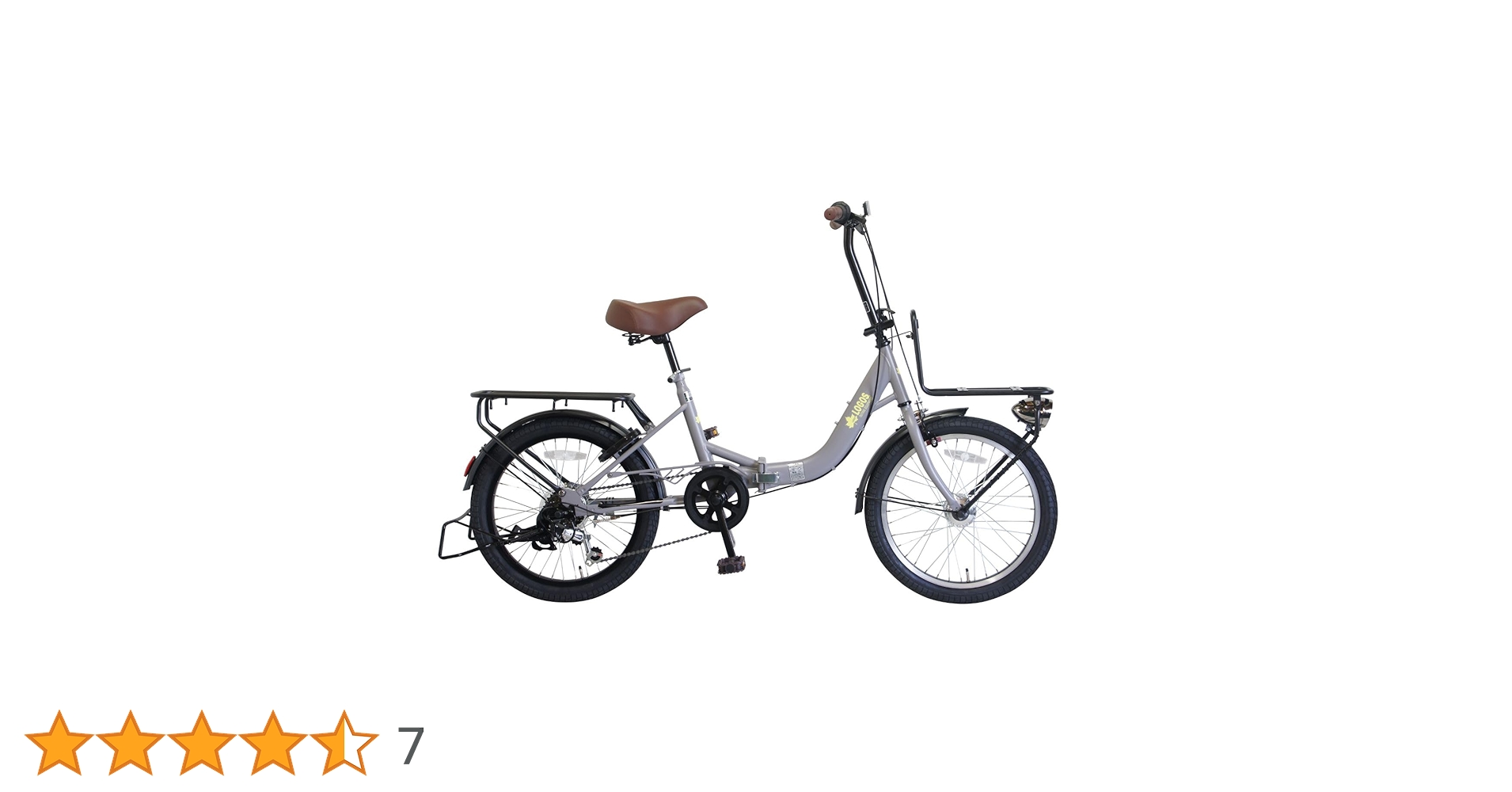 ロゴス　折りたたみ自転車　20インチ　引き取り対応可能　説明書　販売証明書有り ロゴス 折りたたみ自転車 20インチ 引き取り対応可能 説明書 販売証明