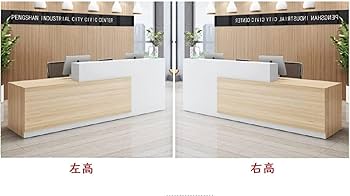 Amazon.co.jp: レジカウンター 受付カウンター レ木製のレジ