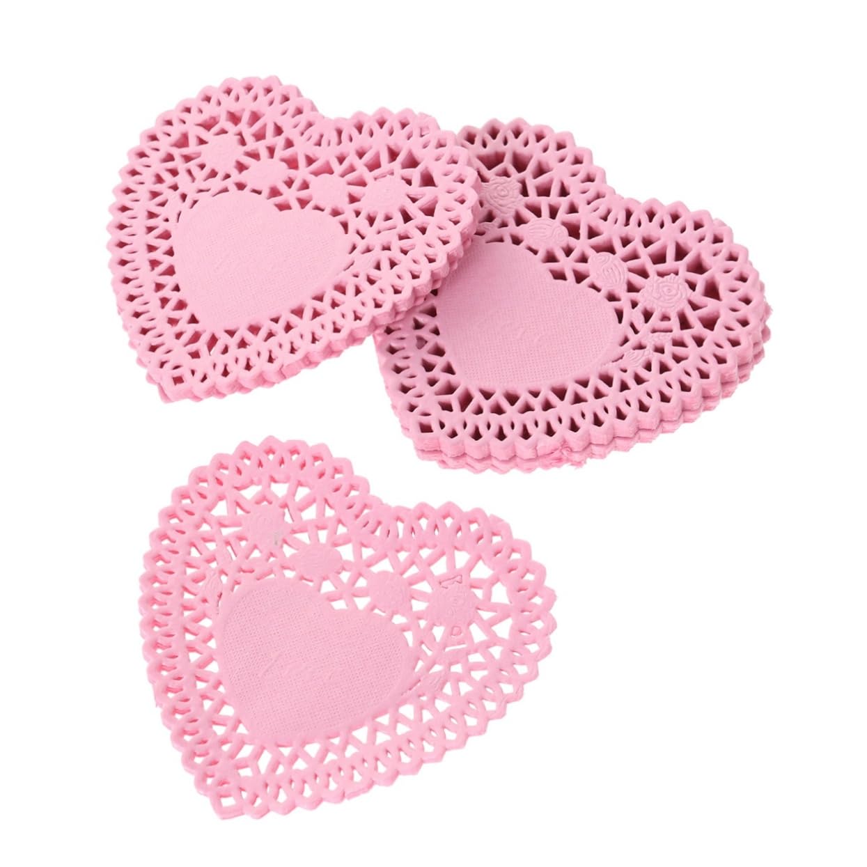 CIYODO 4 Inch Cake Paper Doilies Lace Food Doilies Wedding Tableware Paper Mats Random Color