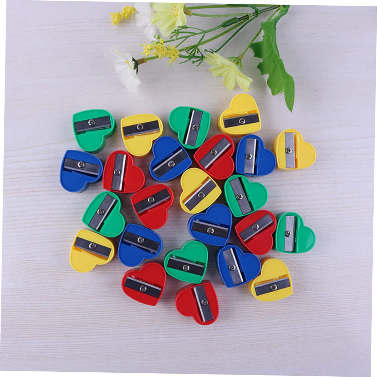 OSALADI 5 Set Temperamatite Manuale Per Temperamatite Portatile Compatto E Scolastico 40 Pezzi * 5