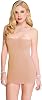Basic Tube Chemise Strapless Mini Dress
