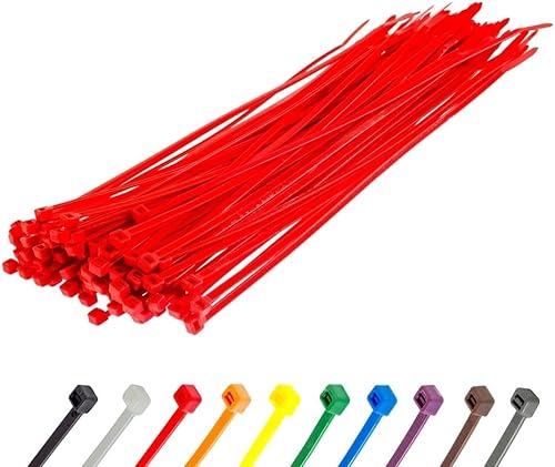 Miniatura 132 de GTSE - Paquete de 100 bridas con cremallera de 20.3 cm, color plateado/gris, 8.06 kg de resistencia, bridas de nailon grises resistentes a los rayos