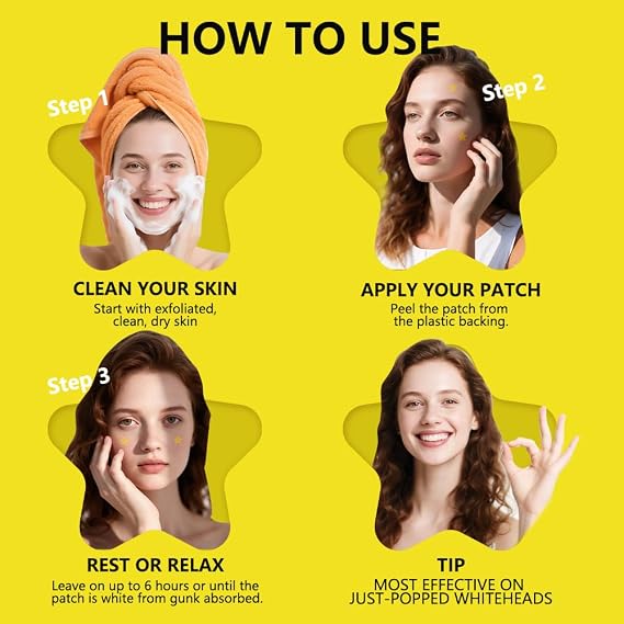 Hydrocolloid Patch Acne Patch Cute Star Spot Sticker Acne Patch Face Acne Patch 32 Pieces