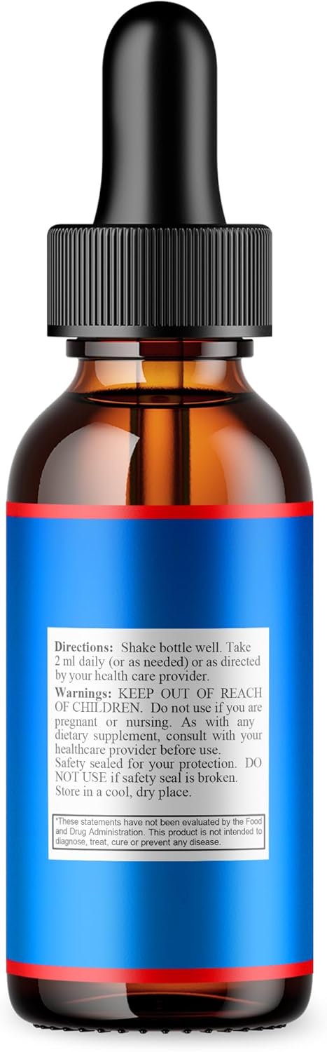 BLUE VIBE Sugar Clean Advanced Formula Drops, Sugar Clean Advanced Strength Overall Health & Wellness Support, SugarClean Premium Daily Health and Overall Energy Formula (5 Pack - 10oz / 300ml) - Image 8