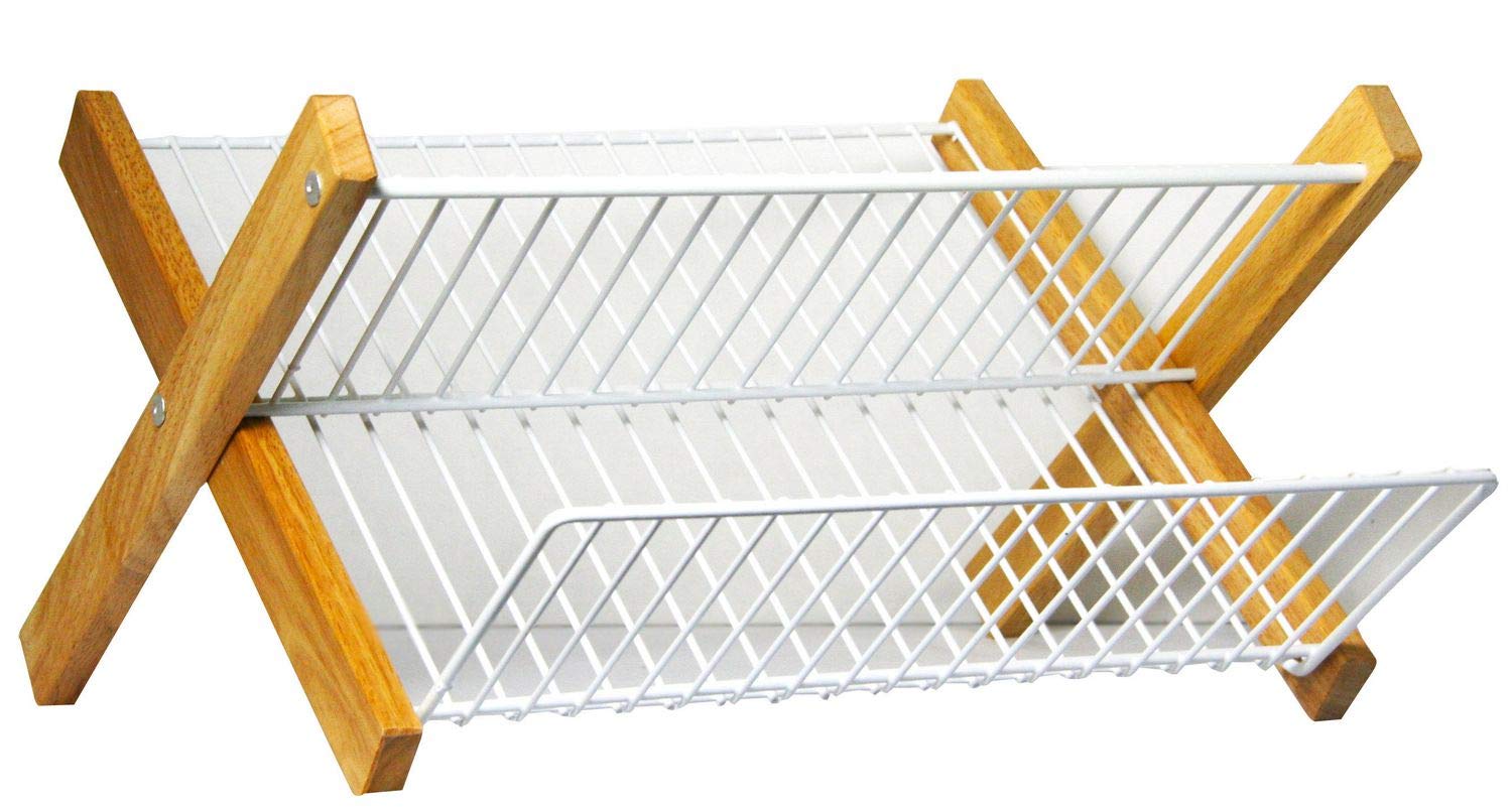 Metaltex White 32184514080 Lilly Folding Drying Rack Wire, Metal 42 X 5 X 35 Cm