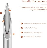 Vista 3 de Jeringas U-100 0.0 fl oz 29G 0.5in/13mm, dosificación cómoda y precisa, paquete de 50
