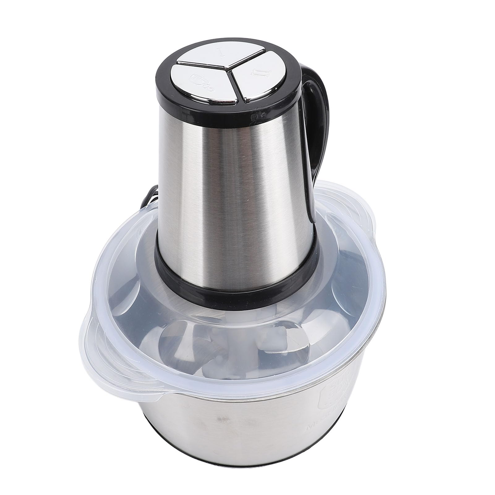 Procesador de Alimentos de 5L, Picadora Eléctrica de Verduras de 500W, Picadora de Carne con Cuchillas de Acero Inoxidable SUS, Motor de Cobre para Molienda de Cocina (Enchufe europeo 220V)
