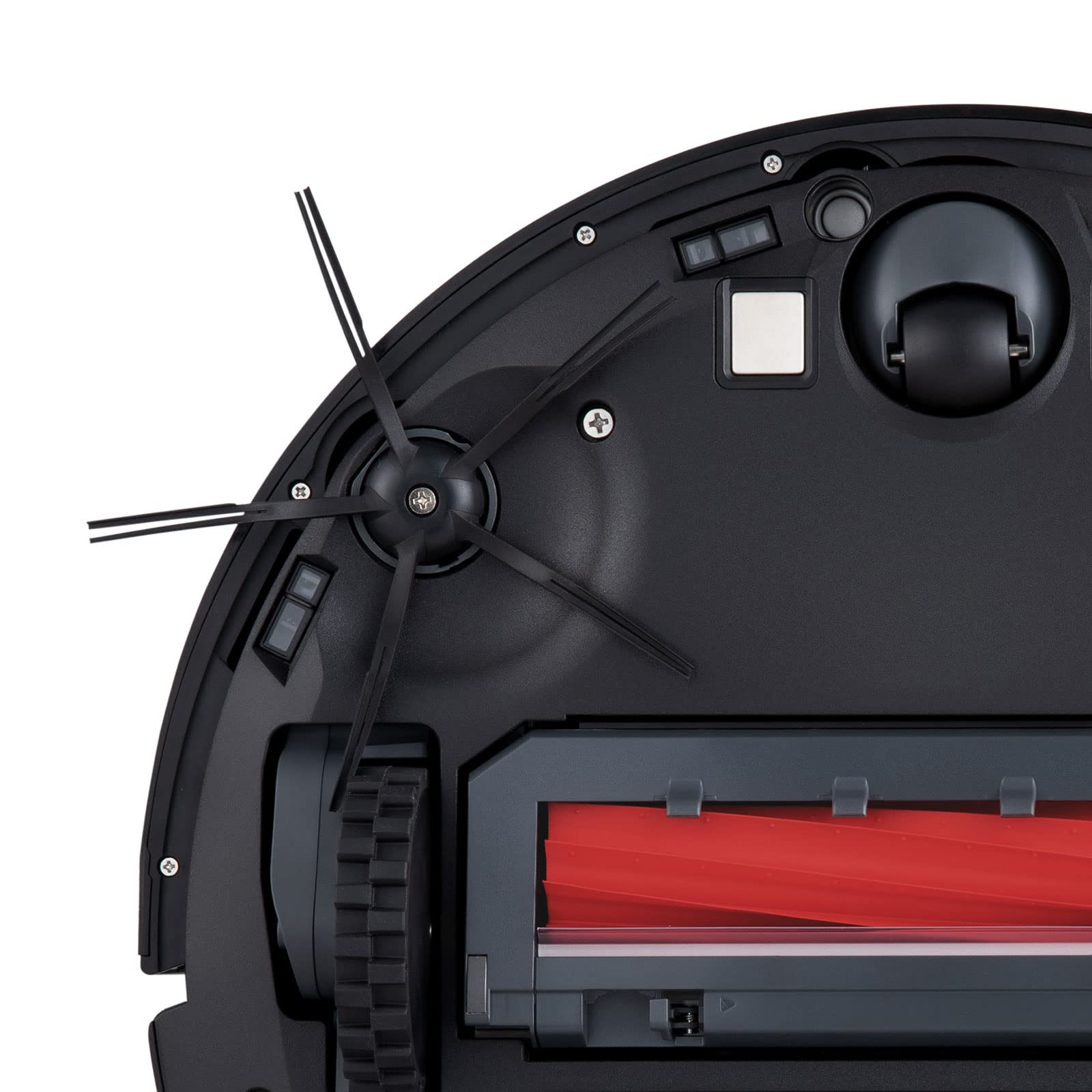 Accessori Compatibile con Roborock S7, Ricambio con Spazzola Principale Separabile×2 Panno Mocio×4 Filtro HEPA×4 Spazzola Laterale Nero×4