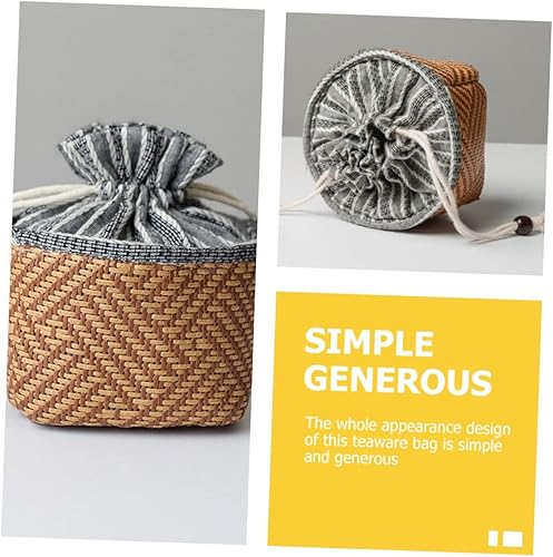 Miniatura 7 de Bolsa de almacenamiento para tetera, organizador de pared para dormitorio, té pequeño, acogedor, almacenamiento para colgar en la pared, estilo