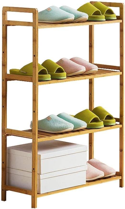Shoe Rack Household Assembled Shoe Rack Multi-Layer Storage Rack Simple Shelves Shoe Shelf (Color : Four Floors-b) (Four Floors b)