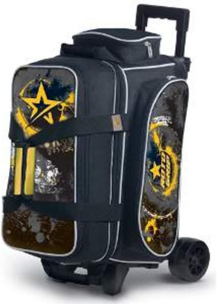 Roto Grip 2 Ball Roller Charcoal/Yellow/Black Roller