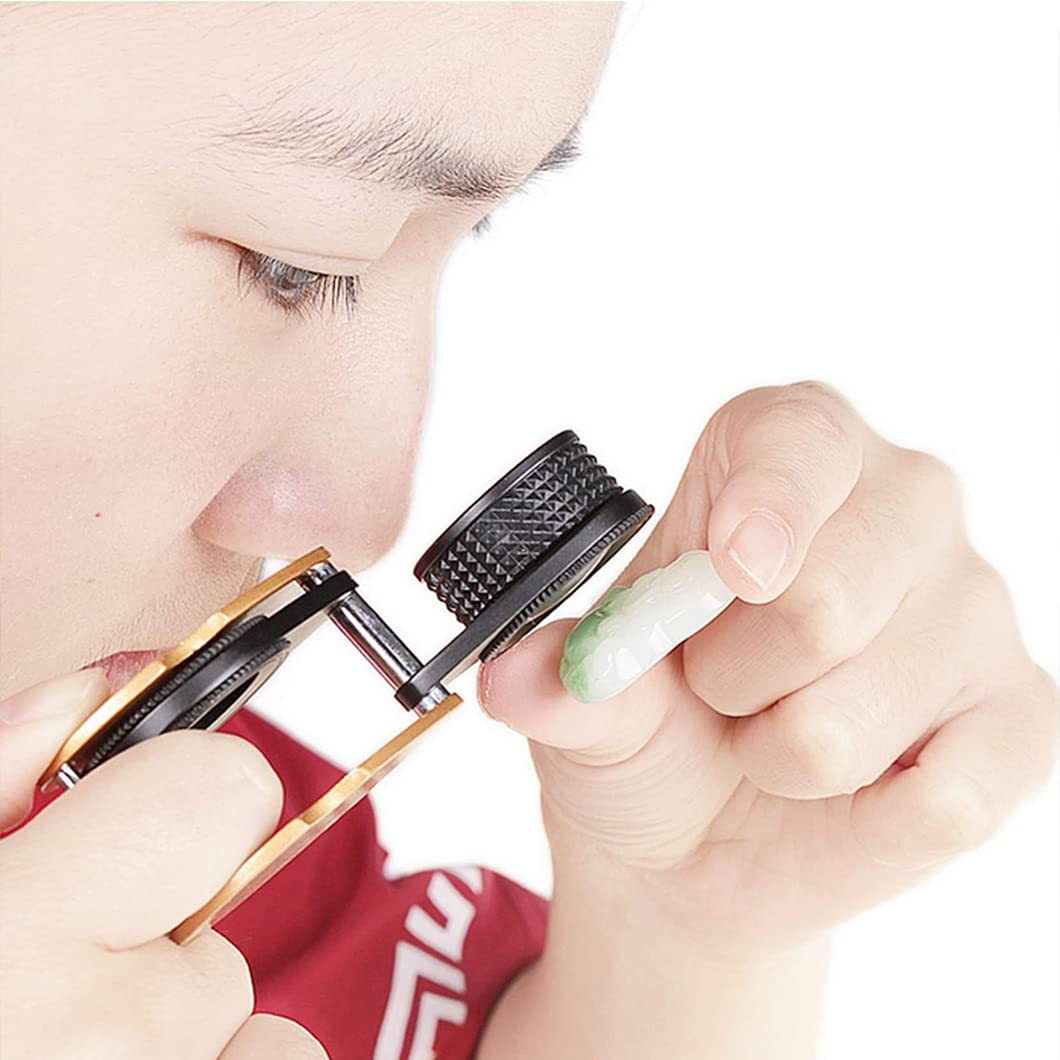 Mini lupa 30X Składana kieszonkowa lupa z diodami LED i światłem UV, podświetlana lupa jubilerska do lutowania, kontroli, monet, biżuterii, lupa Expl B Beauty Comes