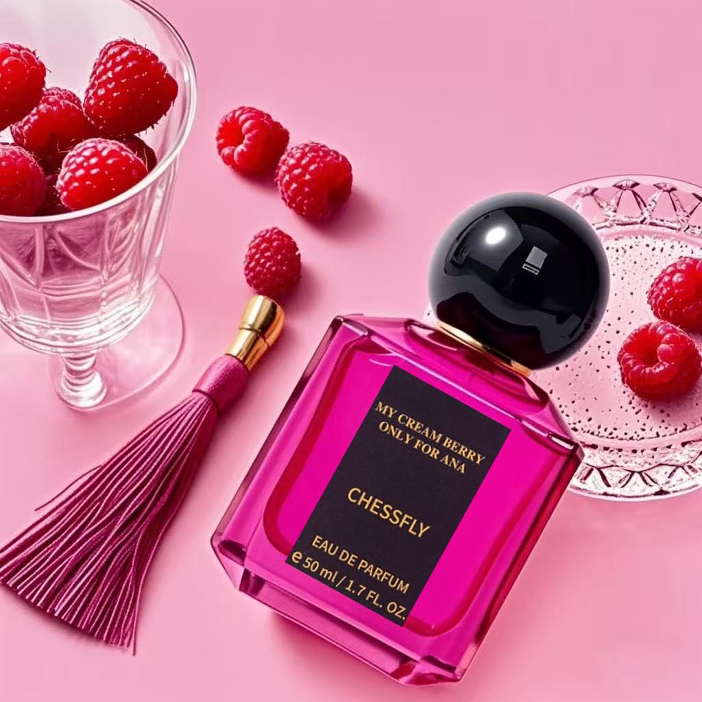 CHESSFLY My Cream Berry Only for Ana Luxury Perfume for Women | Gourmand Raspberry Scented Eau de Parfum | 1.7 Fl Oz Long Lasting Spray - Image 3
