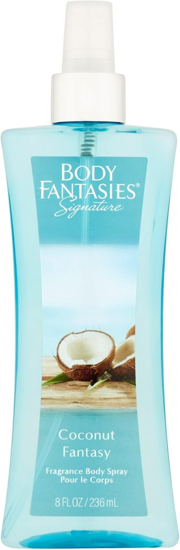 Body Fantasies Signature Coconut Fantasy by Parfums De Coeur Body Spray 8 oz for Women