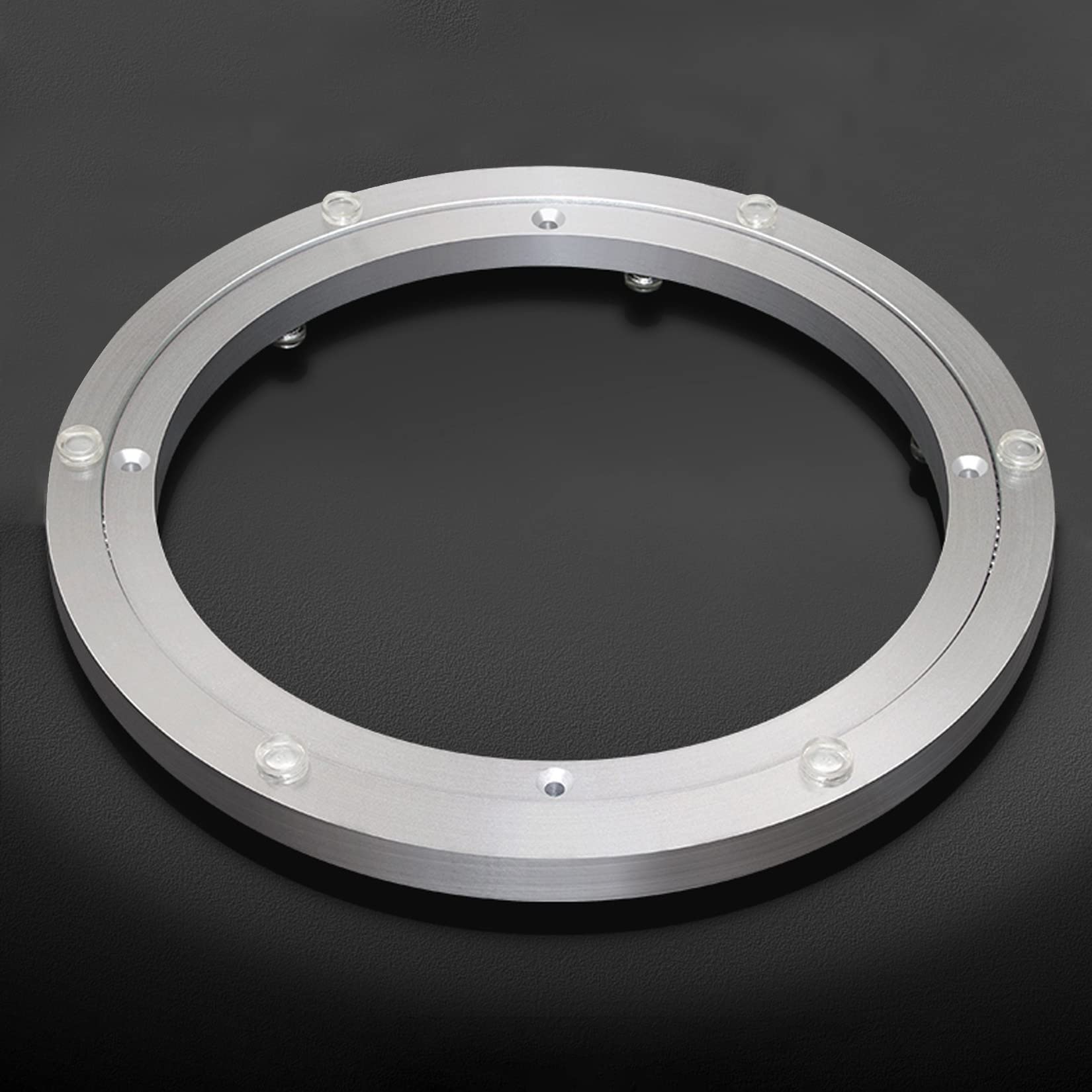 Cuscinetto for giradischi in lega di alluminio, Cuscinetto for giradischi girevole Lazy Susan in lega di alluminio Argento cm(70 cm)