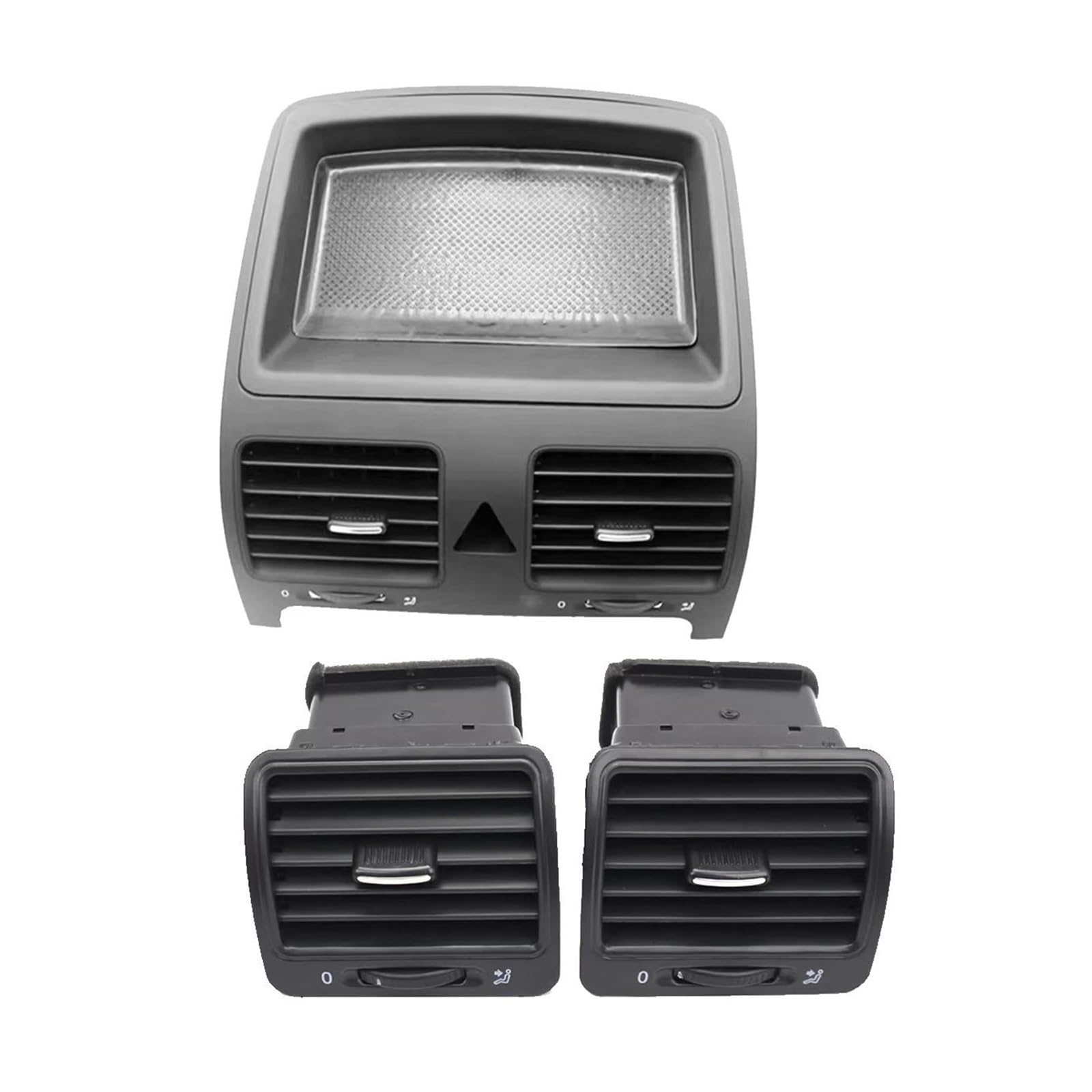 Grille tableau bord Jetta MK5 contre les ailettes de ventilation usées - 7