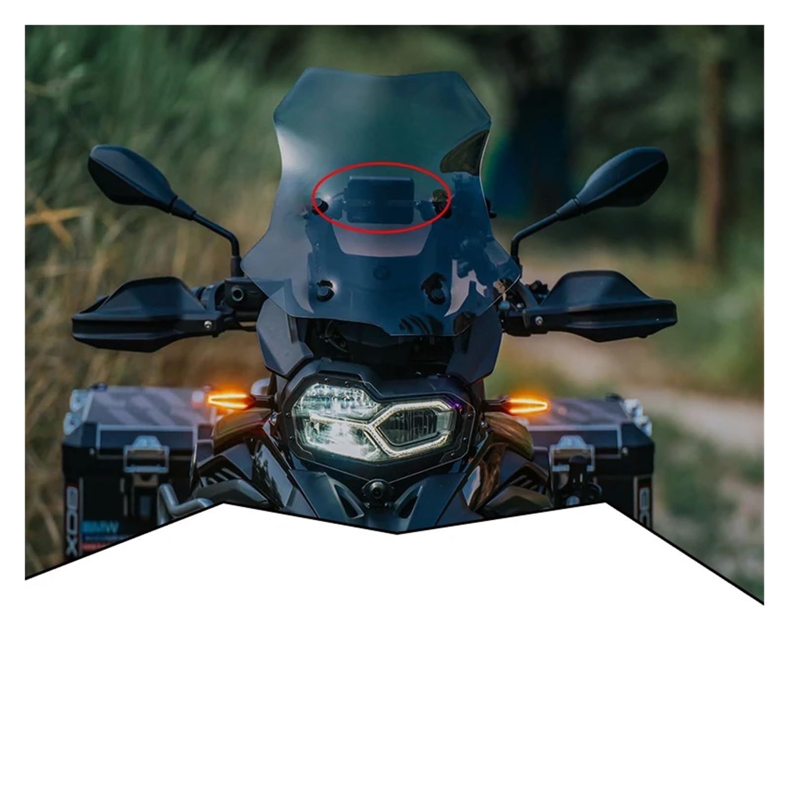 Support Téléphone Moto pour BMW pour F850GS pour ADV 2018-2019 Accessoires De Moto Support De Guidon De Navigation GPS pour Téléphone Portable Moto Support Telephone Velo