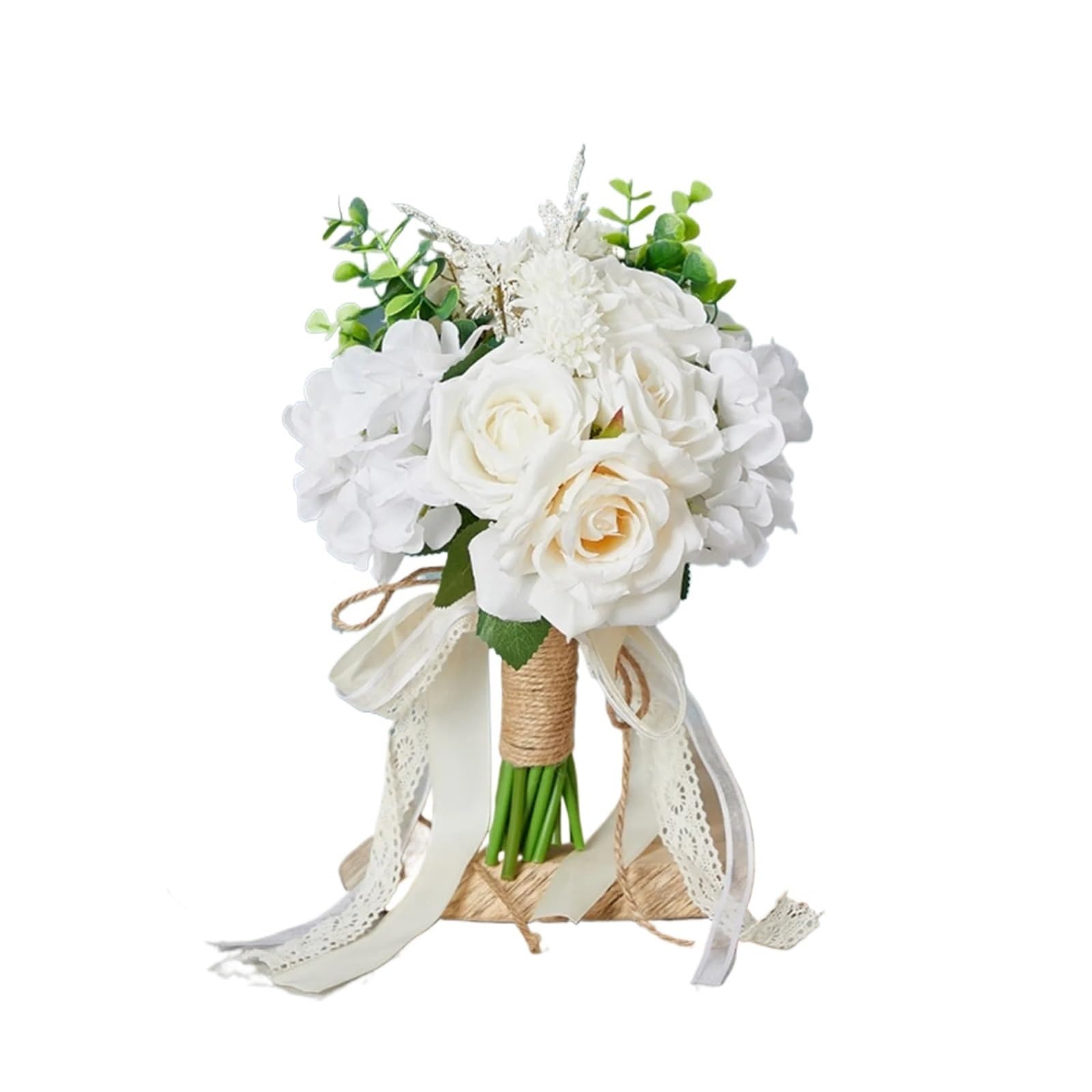 Giveduno Artificial Rose Wedding Bouquet
