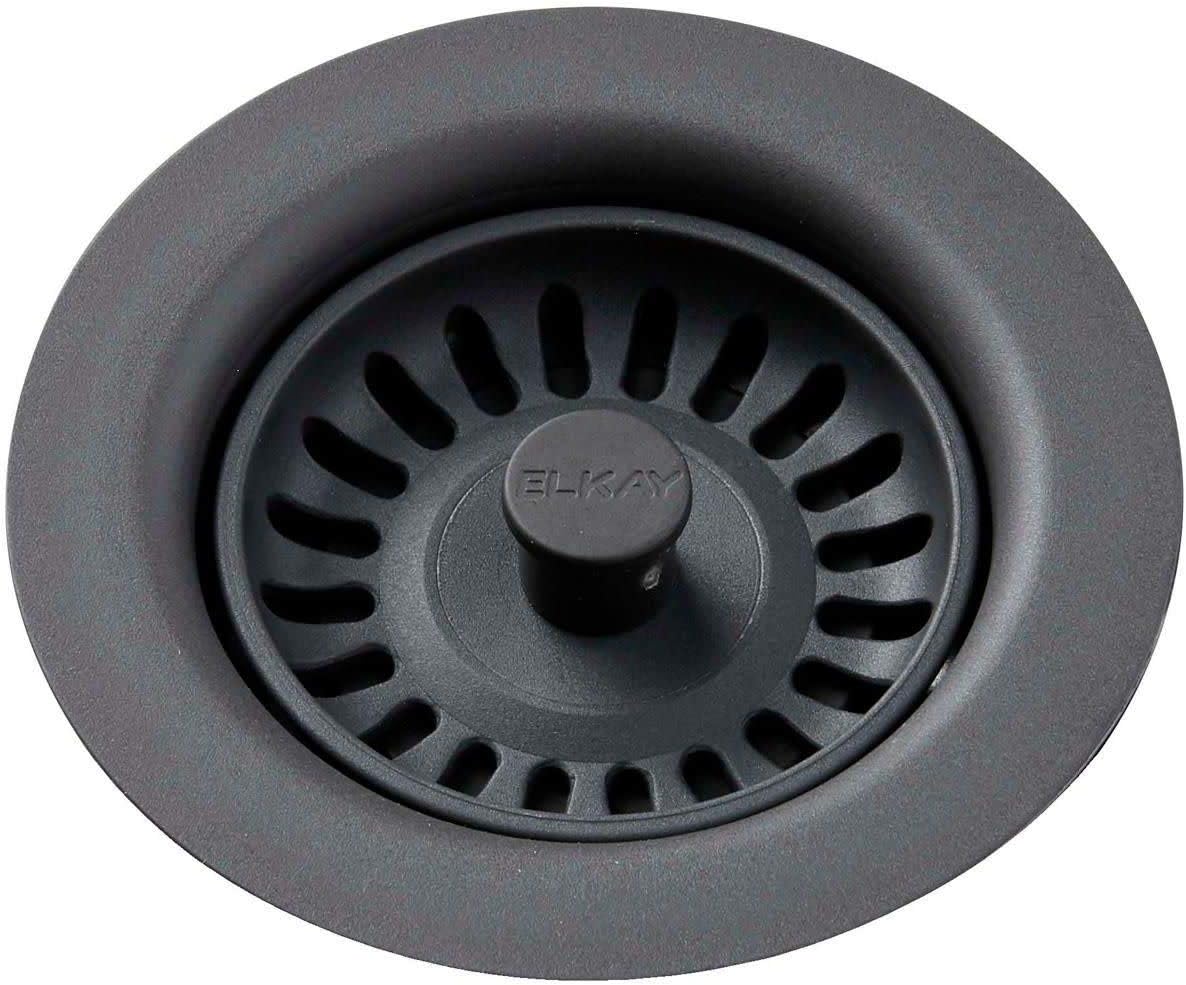Elkay LKQS35JB Polymer Drain Fitting with Removable Basket Strainer and Rubber Stopper, Jubilee
