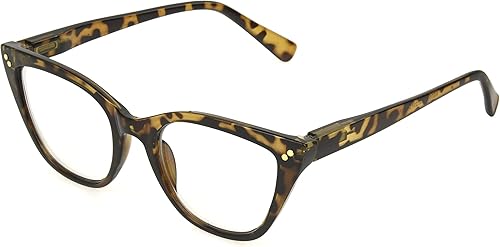 Foster Grant Lizzy E.glasses - Gafas de luz azul para mujer, tortuga, 2.047 in de EE. UU, Carey