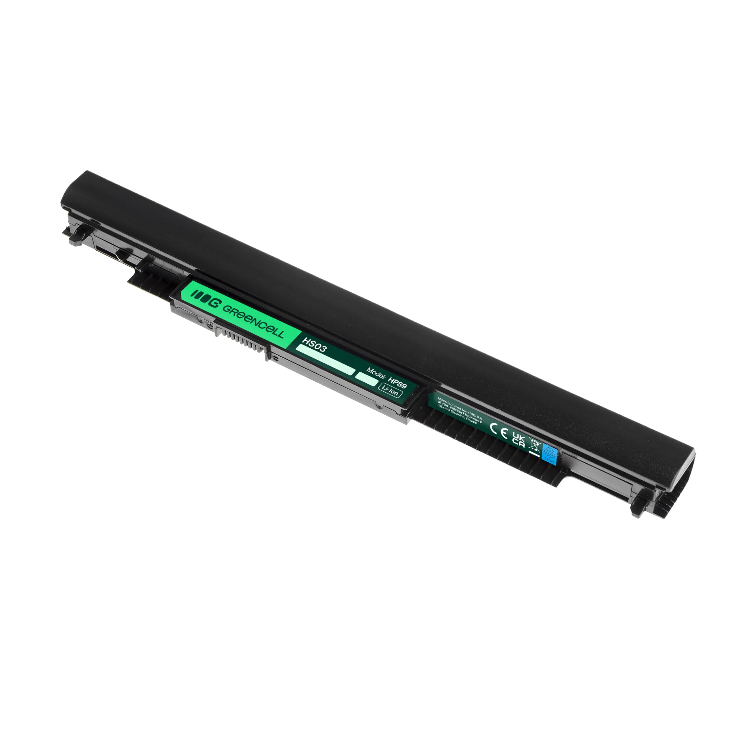 Green Cell Bateria 807956-001 HS03 HSTNN-LB6U HSTNN-PB6S do HP 15-AC125NG 15-AY123NG 15-BA042NG 15-BA050NG 15-BA520NG 240 G4 G5 245 250 255 (2200mAh 11.1V Czarna)