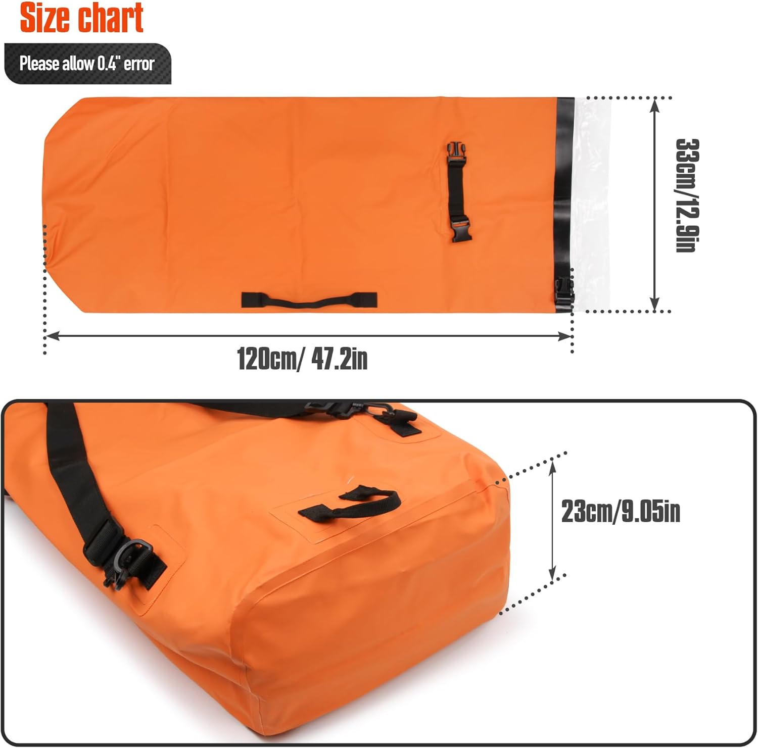 GUGULUZA Waterproof Gun Roll Bag, Soft Roll-Top Waterproof Gun Dry Bag for Rifle Shotgun Case, Wet Bags for Duck Waterfowl Hunting Gear
