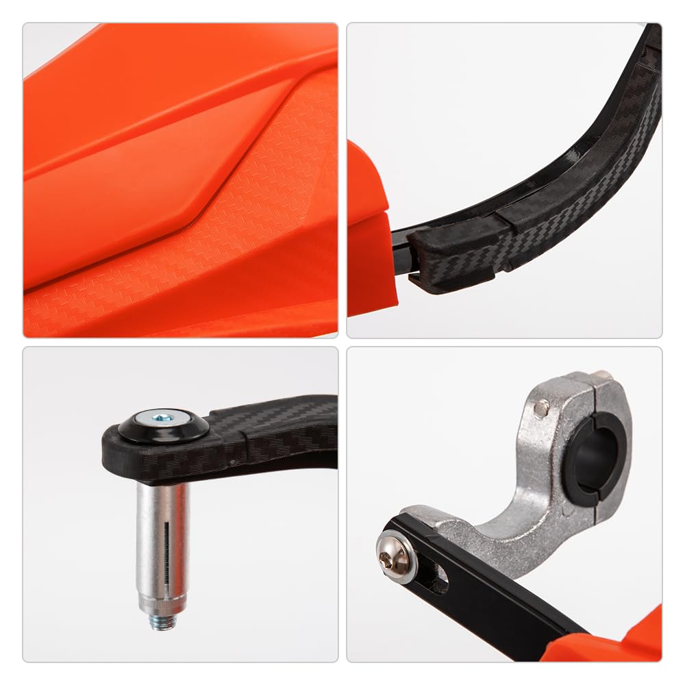 Motorrad Handschützer Handprotektoren Universal 22 mm 25 mm 28 mm Lenkerprotektoren Schutzschild Windschutzausrüstung für Motorräder Roller und ATVs für PCX 125 /R 1250 GS/TMAX /MT07