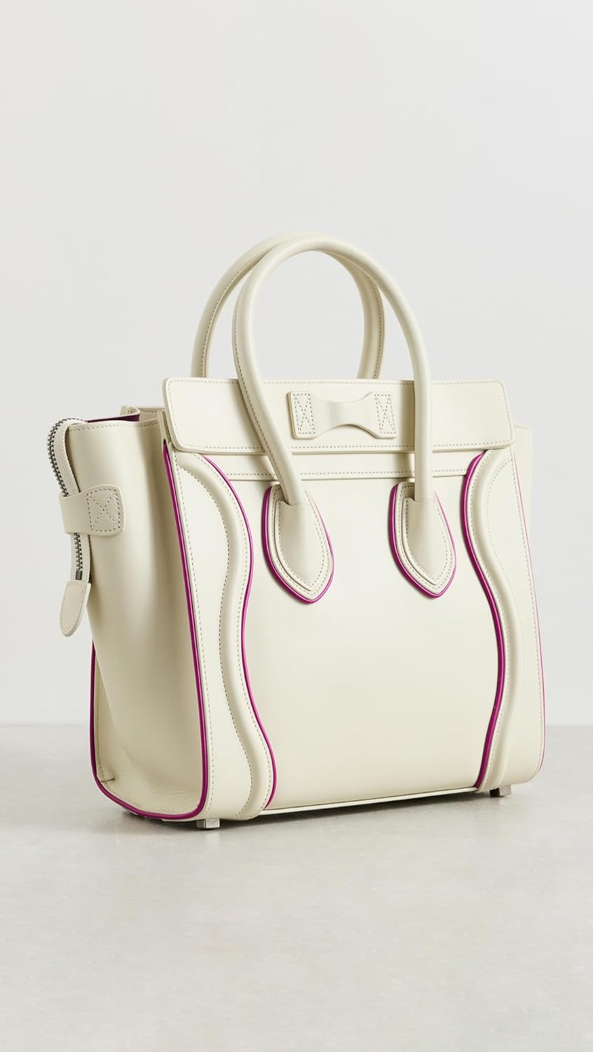 Women's Pre-Loved Celine Micro Luggage Tote, Calf Leather - Image 3