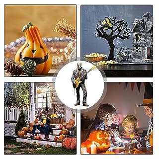 Groupe Rock Squelette – Statue Squelette Amusante Unique, Décor Squelette en Résine Statue du Jour des Morts Figurine Groupe Rock, Squelette d’halloween - Les Beatles, Paul McCartney, John Lennon, RIngo Starr, George Harrison Groupe Rock Squelette – Statue Squelette Amusante Unique, Décor Squelette en Résine Statue du Jour des Morts Figurine Groupe Rock, Squelette d'halloween – Image 6