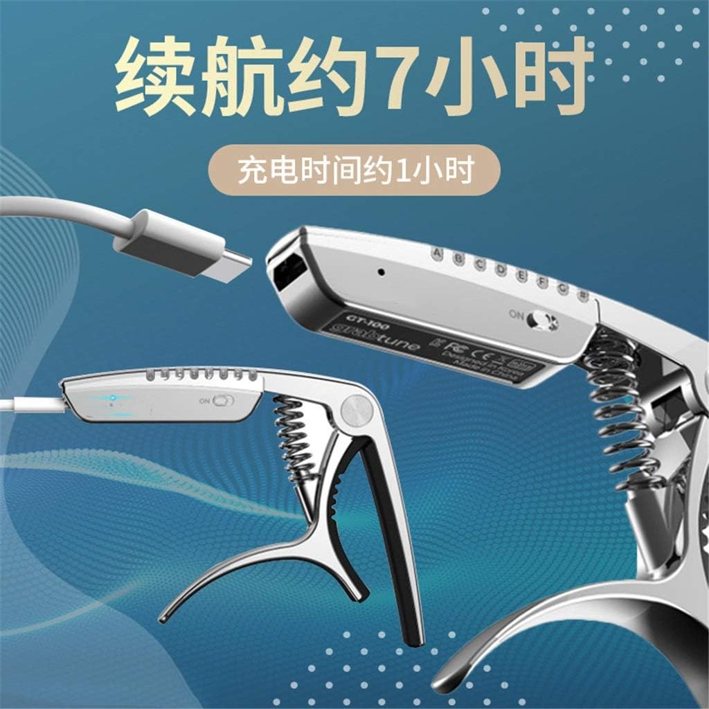 Metal Guitar Capo Ukulele Picks-Holder Capo-Adjustment Acoustic Bass for Electric