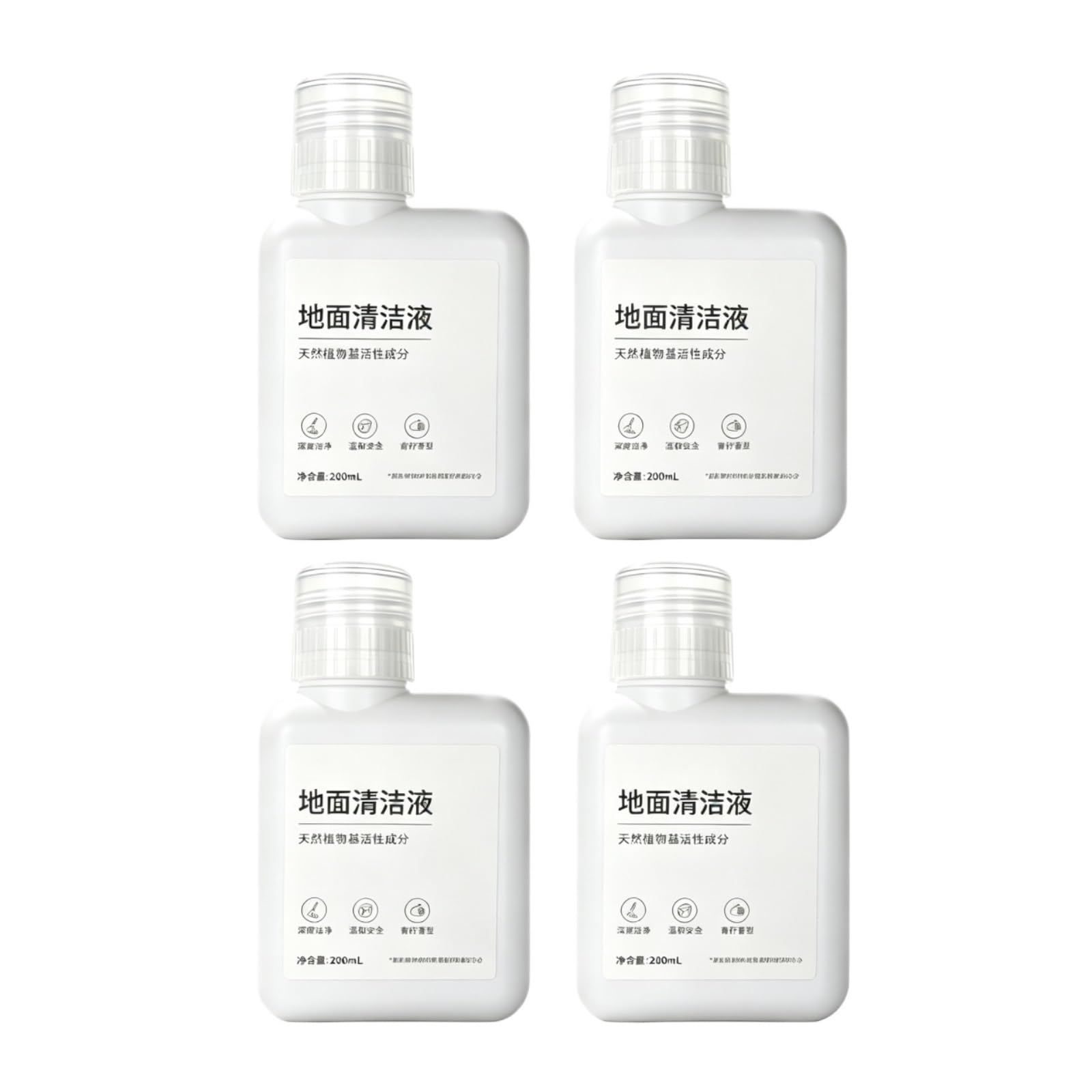 Detergente Per Pavimenti—Compatibile Con Dreame L40/X40/L10/S10/H12/W10/H13 | Contiene ingredienti di origine vegetale e la sua formula delicata elimina in profondità macchie e odori.(4PCS)