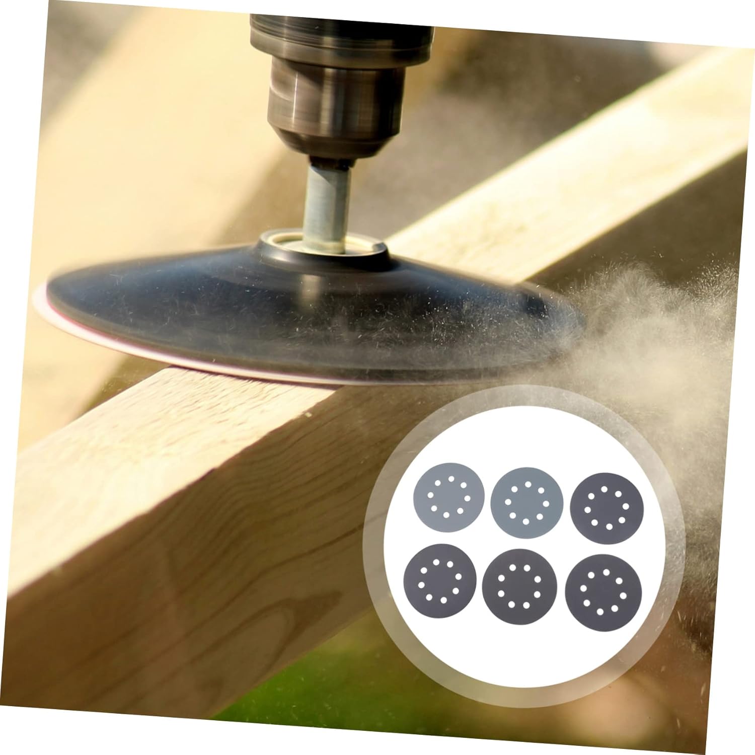 Sandpaper,1set Sandpaper Grit Polishing Orbital Sander Pads Fine Sanding Silicon Carbide 60sheets