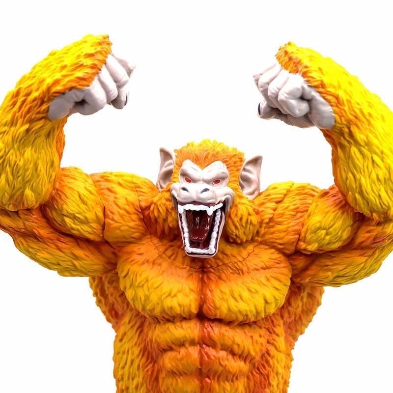 Amazon | YOIQI 特大黄金大猿ゴリラフィギュア置物ぬいぐるみ