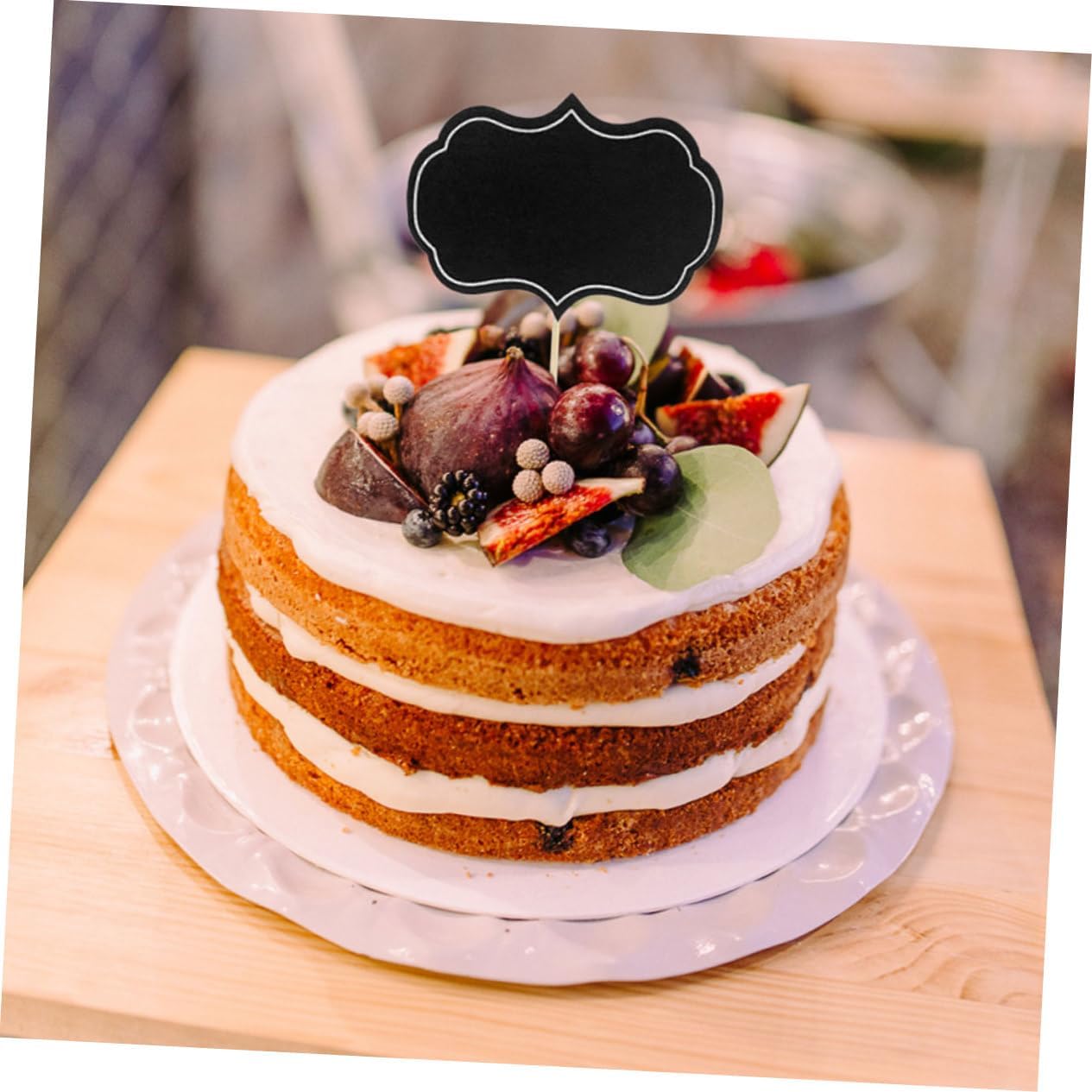 48pcs Chalkboard Food Label Picks for Cheese Bread Party