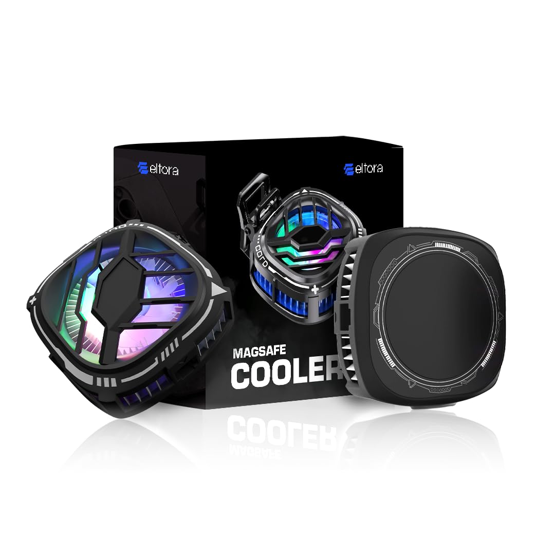 Magnetic Mobile Cooler | Mobile Cooler For Gaming | Instant Cooling With Advanced Cooling Chip Compatible With Iphones & Android Devices